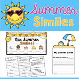 Summer Similes | ELA Descriptive Writing | Bulletin Board