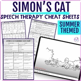 Summer Simon’s Cat Speech Therapy Cheat Sheets - Articulat