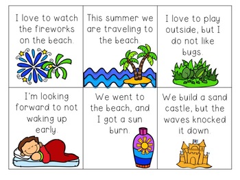 Summer Simple and Compound Sentences Sort by CreatedbyMarloJ | TpT