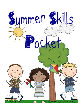 Preview of Summer Skills Packet for Kindergarteners Going into First Grade