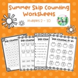 Multiplication Skip Counting Summer Themed Activity Pages