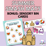 Summer Smash Mats | Bonus Sensory Bin Cards | Open Ended Play