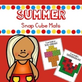 Summer Snap Cube Manipulative Mats