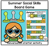 Summer Social Skills Conversation Starter Board Game