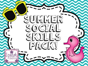 Preview of Summer Social Skills