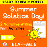 Summer Solstice Day | Narrative Writing | PDF |