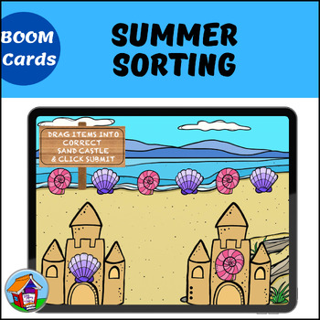 Preview of Summer Sorting BOOM Cards™