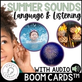Summer Language & Listening Activity Speech Therapy BOOM C