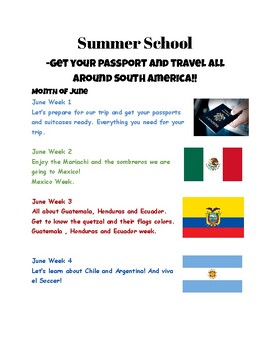 Preview of Summer Spanish Program "Travel to LatinoAmerica" Part 2