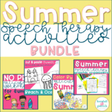 Summer Speech Language Activities BUNDLE
