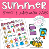 Summer Speech & Language Bingo