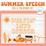 Summer Speech Room Bulletin Board Kit | May and June Speec