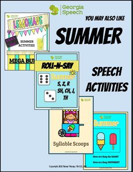 Summer Speech Therapy Activities-RIDDLES-Inferencing-End of Year-Free