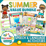 Summer Speech Therapy Activities Value Bundle