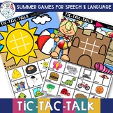 Summer Speech Therapy Games - Tic-Tac-Talk!