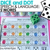 Summer Speech Therapy - S'mores Dice & Dot - Camping Artic