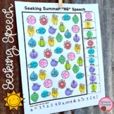 Summer Speech Therapy Seeking Activity | Articulation Game