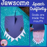 Summer Speech Therapy Craft: Shark Activity with Articulat
