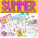 Summer Speech and Language Activities Unit for End of the 
