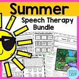 Summer Speech and Language | No Prep BUNDLE for Speech Therapy