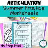 Summer Speech and Language Packets l Student Created Artic