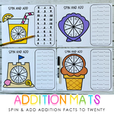 Summer Spinner Addition Facts to 20 - Hands On Addition Pr