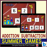 Summer Sport Olympics Games Addition Subtraction to 20 Par