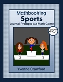 Summer Sports Math Journal Prompts 4th & 5th grade | Math 