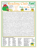 Summer Sports, Activities and Games Vocabulary Word Search Puzzle