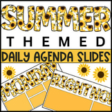 Summer/Spring/May - Agenda - Daily Slides - Cute, Fun, Flo