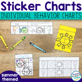 Summer Sticker Charts and Individual Behavior Charts