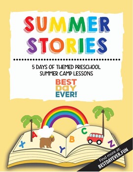 Preview of Summer Stories Preschool Summer Camp Lesson Plan