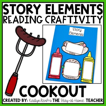 Preview of Summer Story Elements Reading Craft