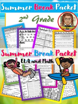 Preview of Summer | Summer Packet 2nd Grade | End of Year Activities