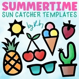 Summer Sun Catcher Templates - End Of The Year Art Project