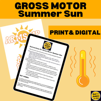Preview of Summer Sun Motor Game | No Prep | Indoor Activity | Brain Break