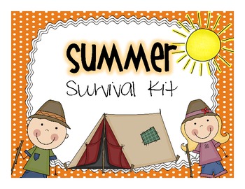 Preview of Summer Survival Kit {Camping Theme}