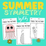Summer Symmetry Art  - Back To School  Activity
