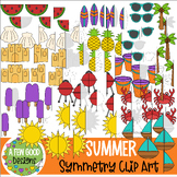 Summer Symmetry Clip Art