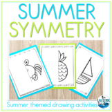 Summer Symmetry Drawing Activity | Symmetry Drawing