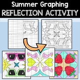 Summer Symmetry and Reflection Coordinate Plane Mystery Gr