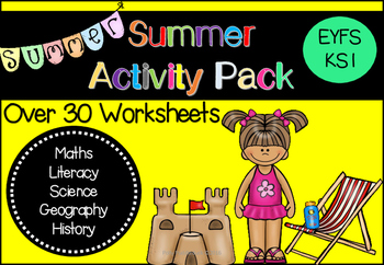 Preview of Summer Take Home Activity Pack