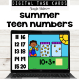 Summer Teen Numbers for Google Slides™