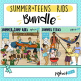 Summer Teens and Summer Camp Kids Activities Bundle