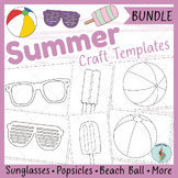 Summer Craft Template Set: Fun Outlines, Before Break Colo