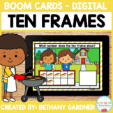 Summer Ten Frames - Boom Cards - Distance Learning