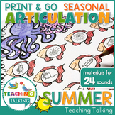 Summer Articulation Packet Print & Go