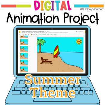 Preview of Summer Theme Digital Animation Project #SizzlingSTEM1