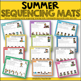 Summer Themed 5-Step Sequencing Mats for Teaching Sequenci