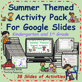 Summer Themed Activity Pack for Google Classroom